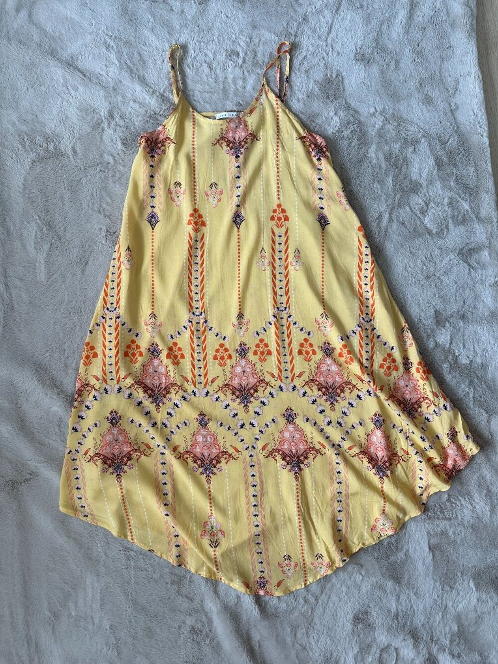 Label of Love Exclusive Yellow Floral Maxi Dress